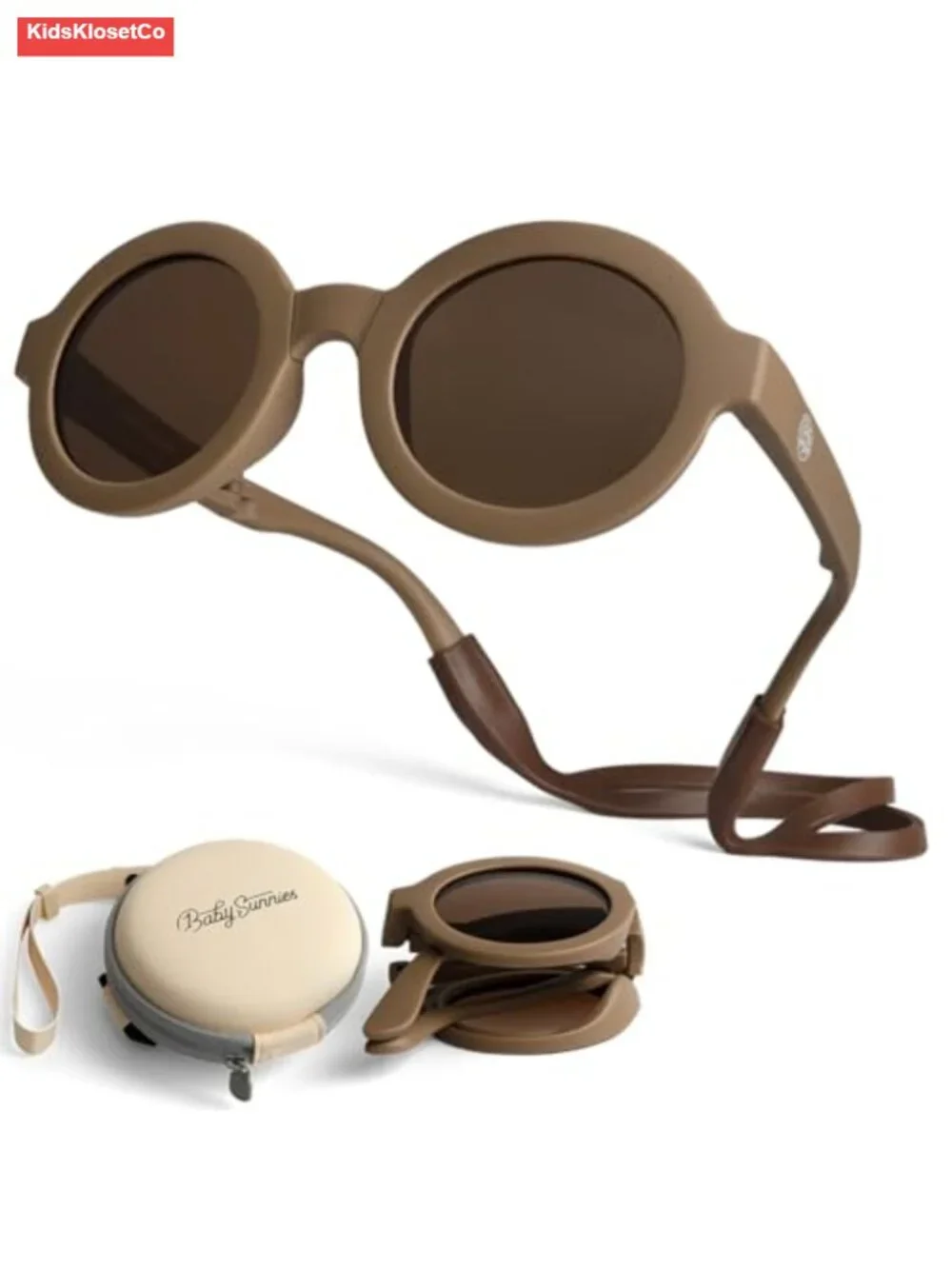 Kids Polarized Sunglasses - Unbreakable UV Protection with Strap